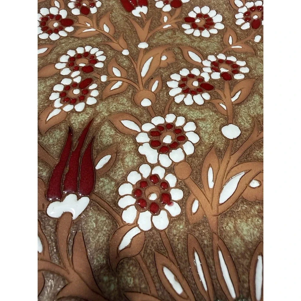 Vintage Hand Made Painted Terracotta 9